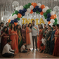 India Tricolor Republic Day Decor (59 pcs)
