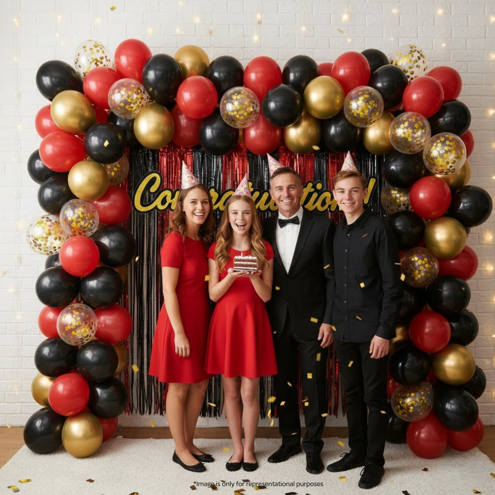 Golden Congratulations Cursive Banner