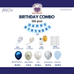 Blue & Silver Theme Birthday Combo (50 pcs)