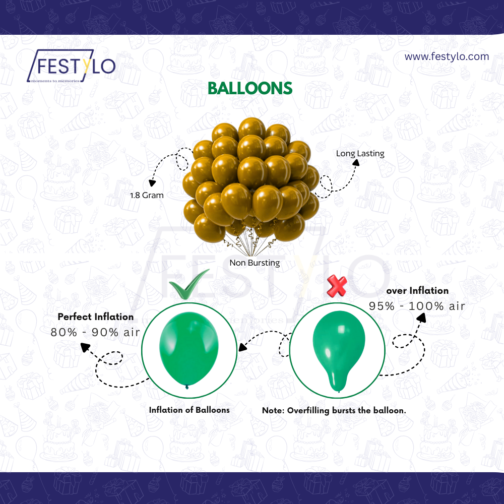 Golden Congratulations Party Decoration Set (43 pcs)