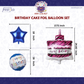 Princess Cake Birthday 5 pcs Foil Balloons