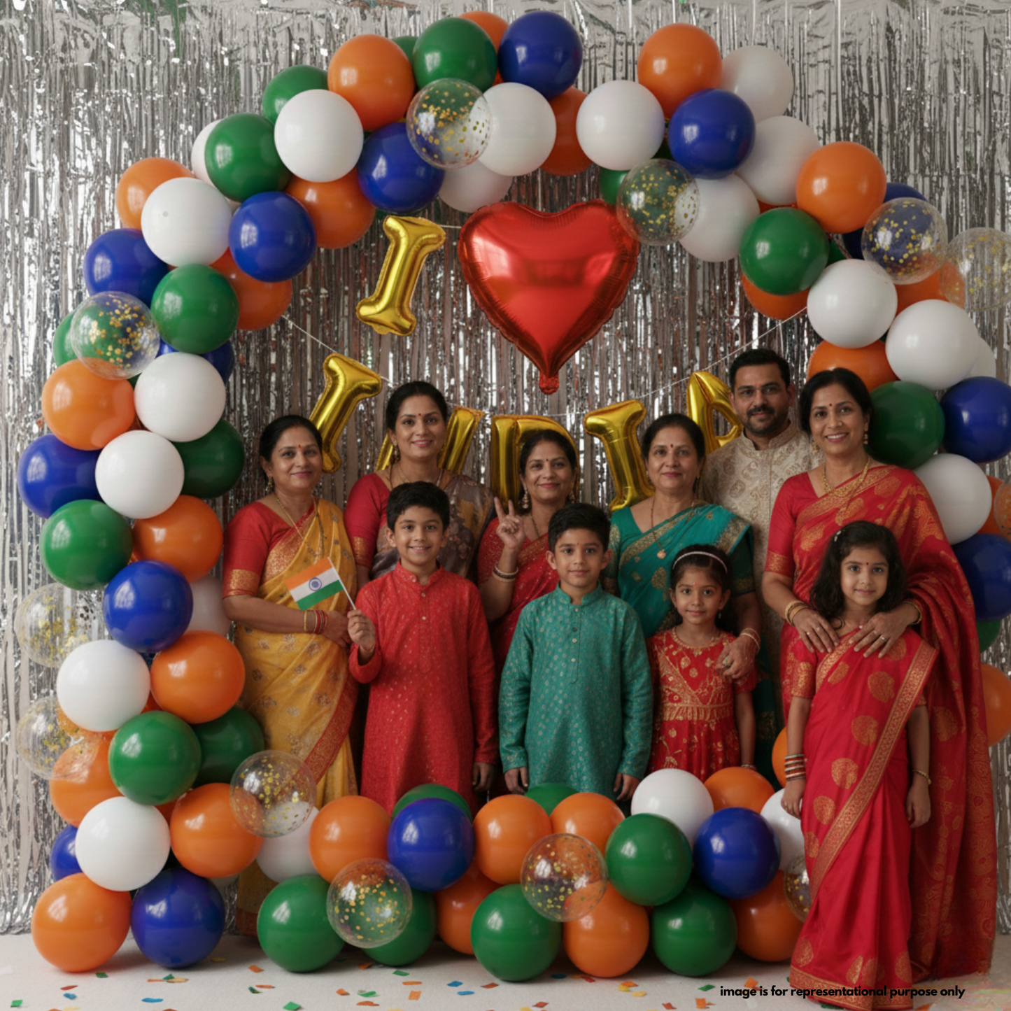 I Love India Decor (56 pcs)