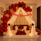 Red Theme Anniversary Decoration Combo – 59 Pcs