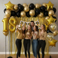 18th Birthday Golden Party Decoration (33 pcs)