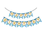 Blue Happy Birthday Banner Set