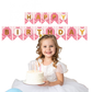 Pink Alphabet Birthday Banner Set