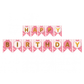 Pink Alphabet Birthday Banner Set
