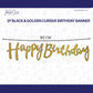Golden White Theme Birthday Decoration Combo – 59 Pcs