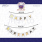 Car Birthday Decoration Combo – 29 Pcs | White & Silver