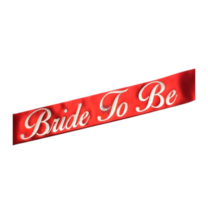 Bride To Be Party Sash