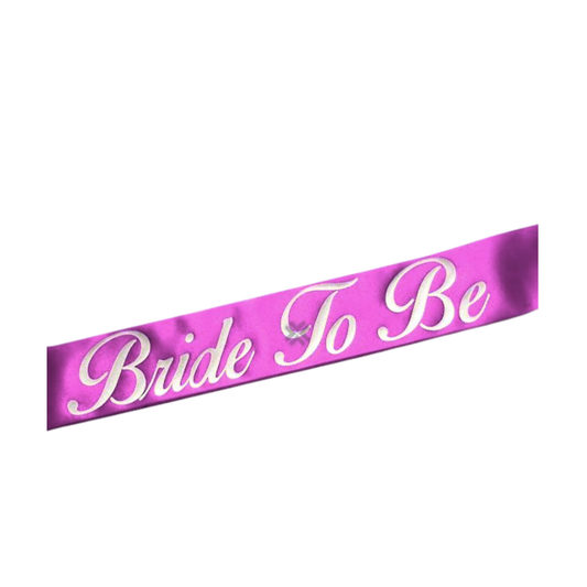 Bride To Be Party Sash