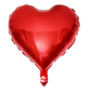 Red Heart Foil Balloon